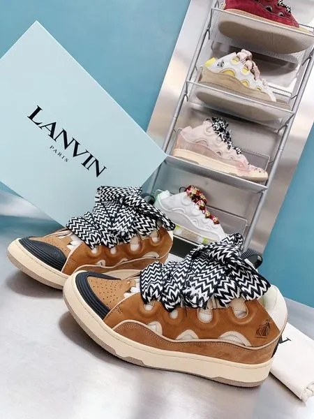 Lanvin Curb Sneaker Brown