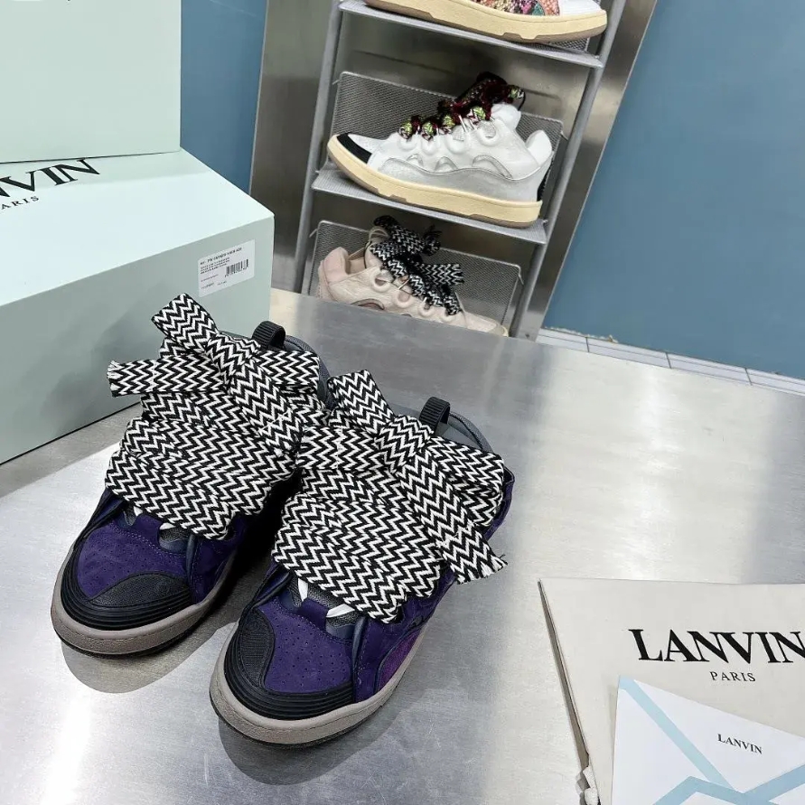Lanvin Curb Sneaker Grape