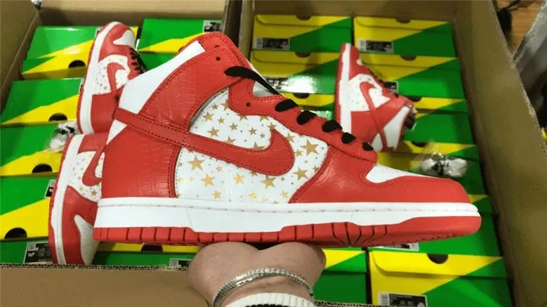 Supreme x Dunk High Pro SB ' Red '