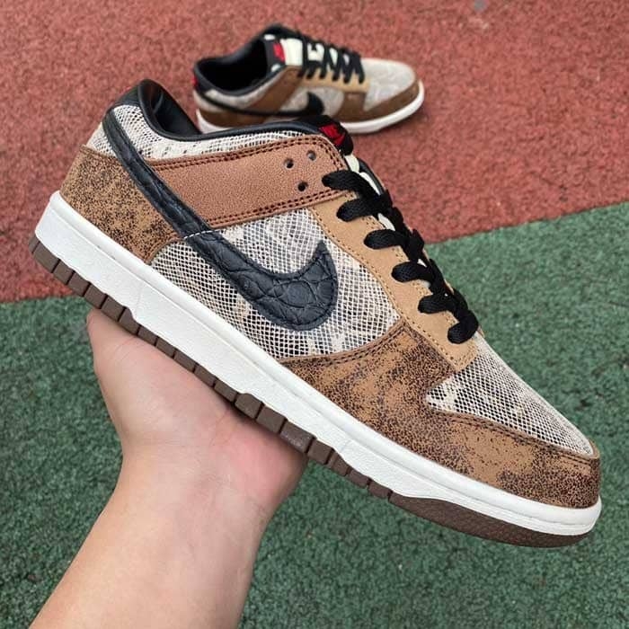 DUNK LOW PREMIUM ' BROWN SNAKESKIN '