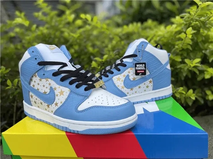 Supreme x Dunk High Pro SB ' Blue '