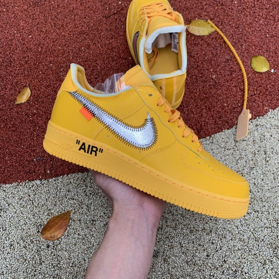Off-White x Air Force 1 Low ' University Gold '