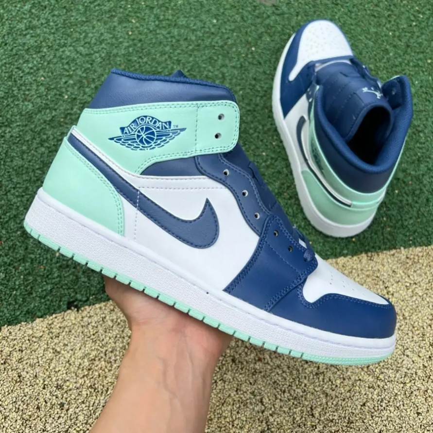 JORDAN 1 MID ' BLUE MINT '