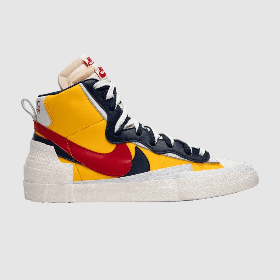 Sacai x Blazer Mid ' Maize Navy '