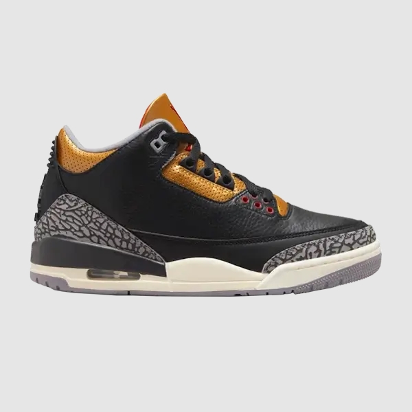 JORDAN 3 RETRO ' BLACK GOLD ' (W)