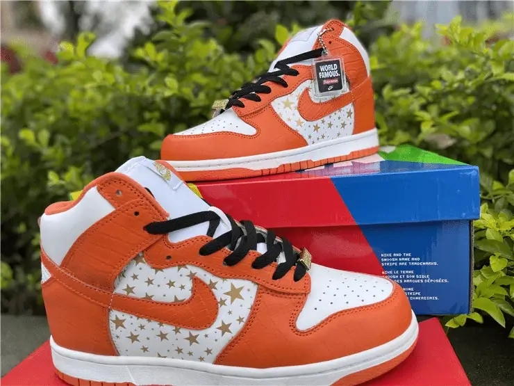 Supreme x Dunk High Pro SB ' Orange '