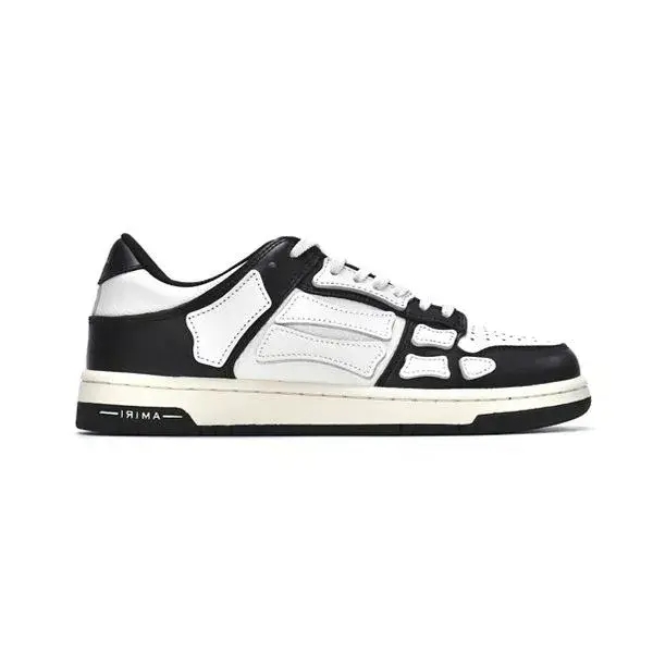 AMIRI Skel Top Low White Black