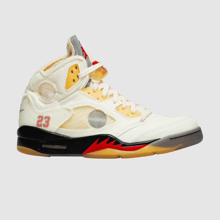 Off-White x Jordan 5 SP ' Sail '