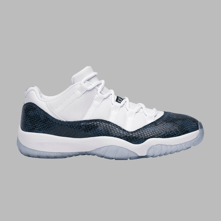 Jordan 11 Retro Low ' Navy Snakeskin '