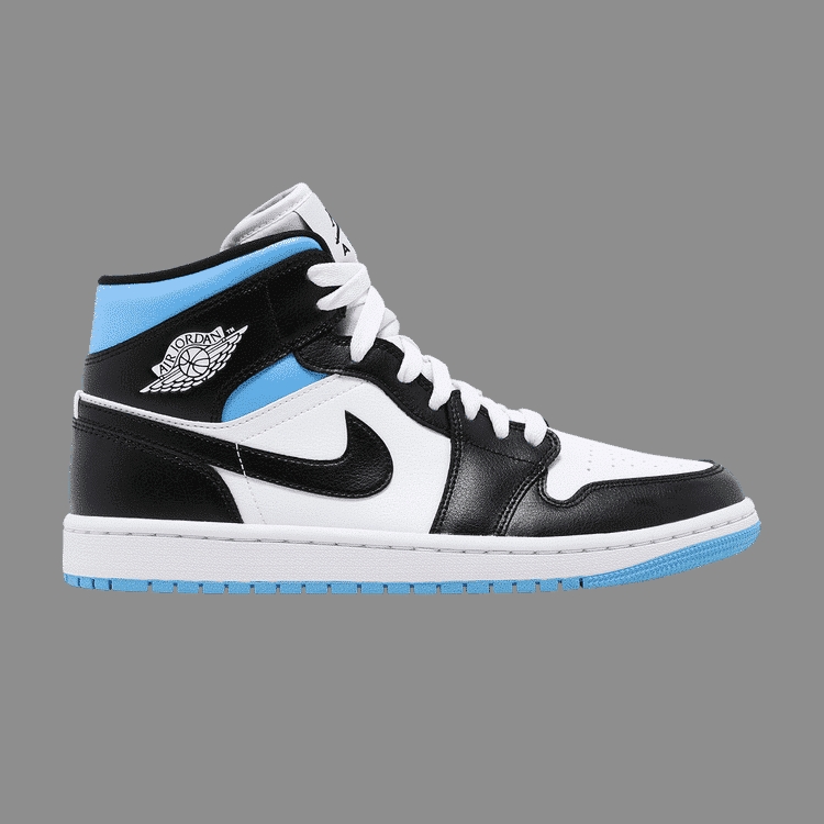 Jordan 1 Mid ' University Black White ' (W)