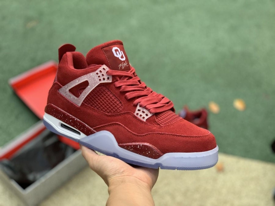 Jordan 4 Retro ' Oklahoma Sooners ' PE