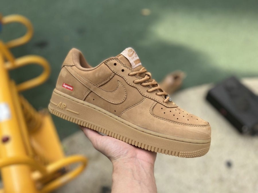 Supreme x Air Force 1 Low SP ' Wheat '