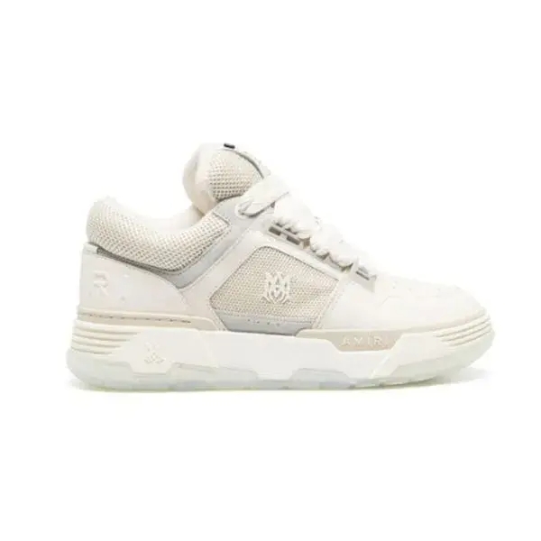 Amiri MA-1 Leather Sneakers Alabaster
