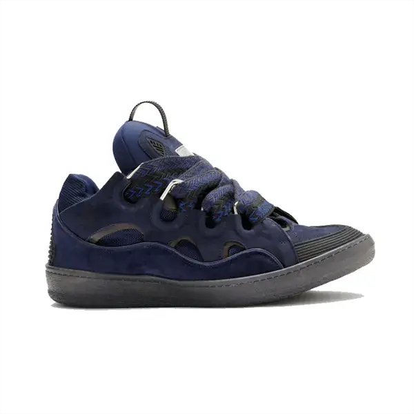 Lanvin Curb Sneaker Navy Blue