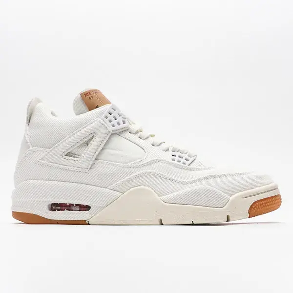 Air Jordan 4 Retro Levis White Levis Tag