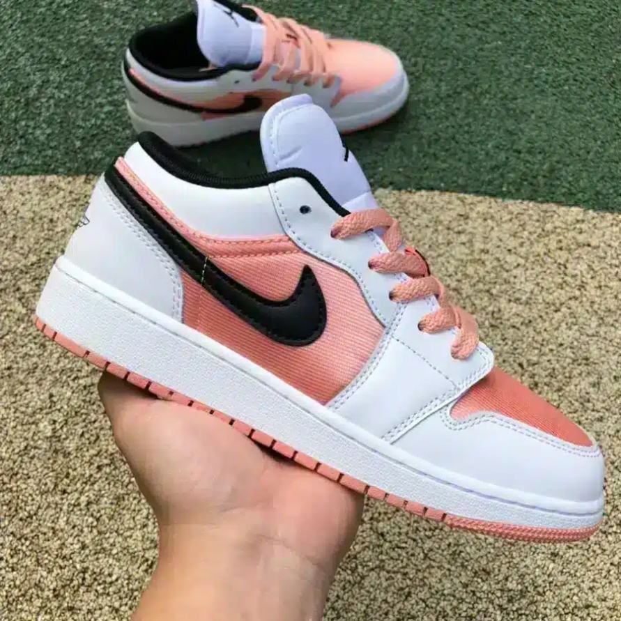 JORDAN 1 LOW ' LIGHT MADDER ROOT ' (GS)