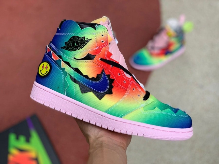 J. Balvin x Jordan 1 Retro OG High ' Colores Y Vibras '