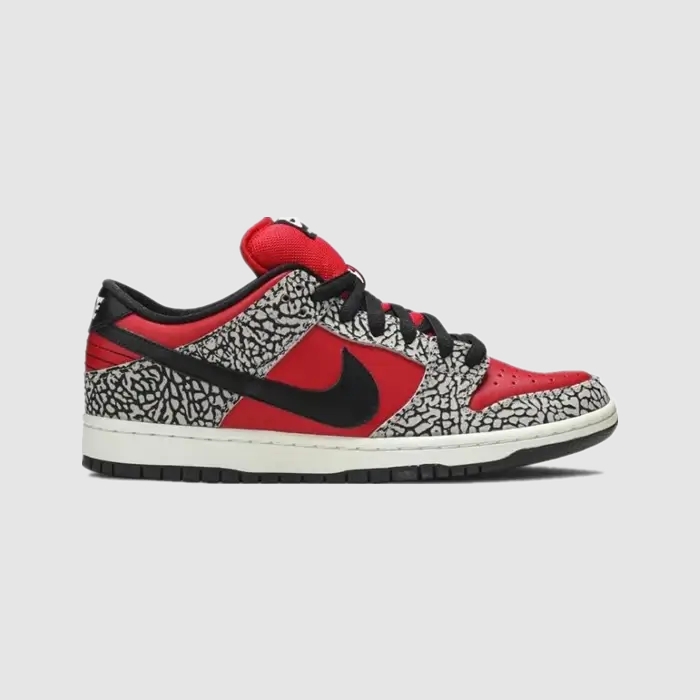 Supreme x Dunk Low Premium SB ' Red Cement '