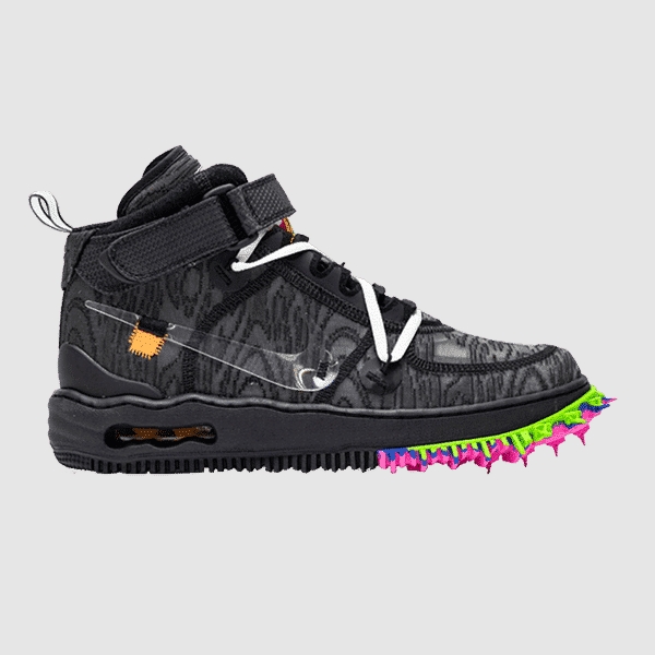 Off-White x Air Force 1 Mid ' Black '