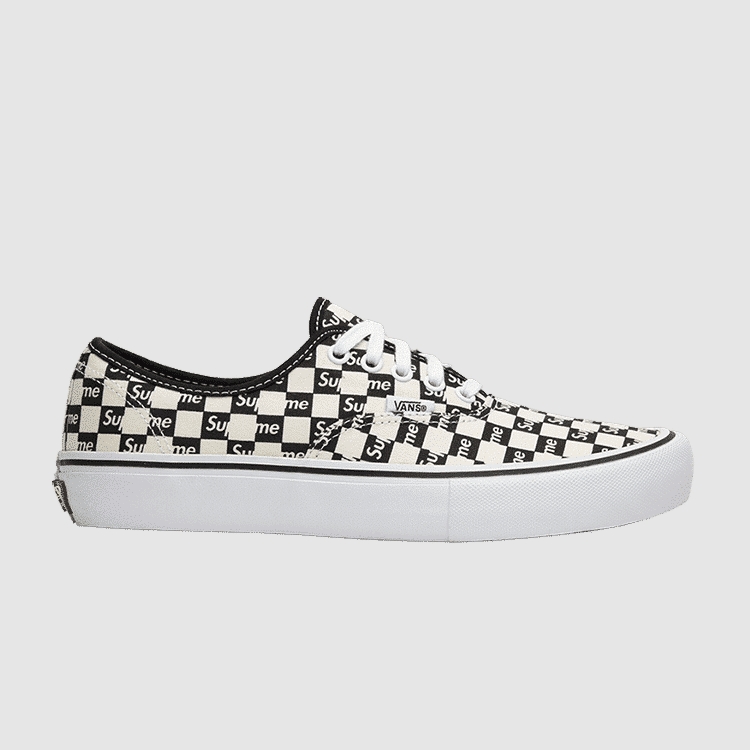 Supreme x Authentic Pro ' Checkered Black '