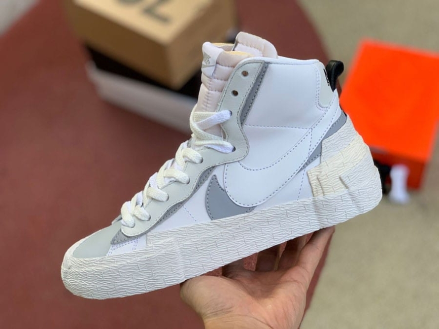 Sacai x Blazer Mid ' White Grey '