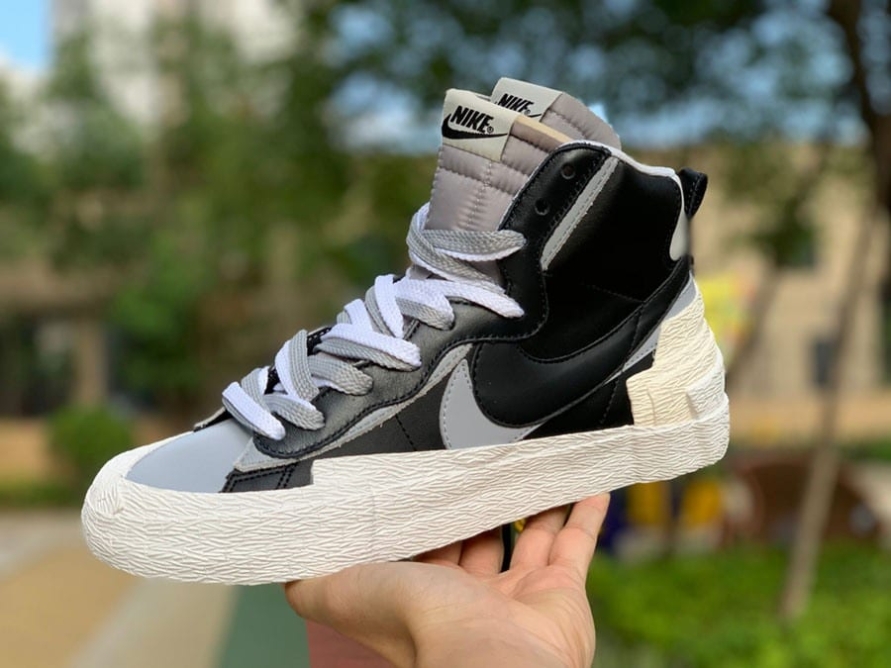 Sacai x Blazer Mid ' Black Grey '