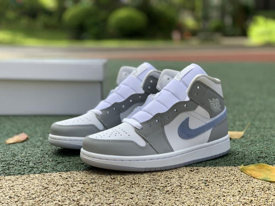 Jordan 1 Mid ' Wolf Grey Aluminum ' (W)