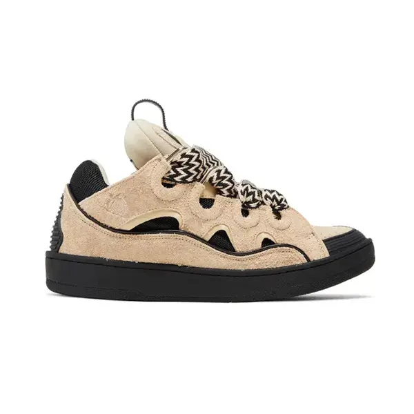 Lanvin Curb Sneakers Light Brown Black