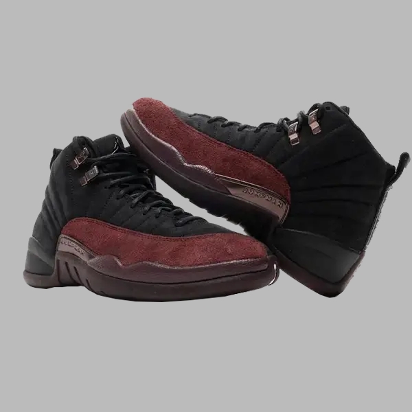 A MA MANI??RE X JORDAN 12 RETRO ' BLACK ' (W)