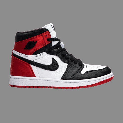 Jordan 1 Retro High ' Satin Black Toe ' (W)