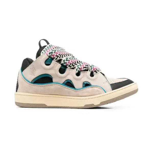Lanvin Curb Sneaker Sail Turquoise Purple