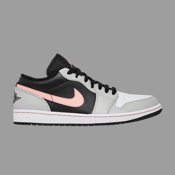 JORDAN 1 LOW ' GREY FOG BLEACHED CORAL '
