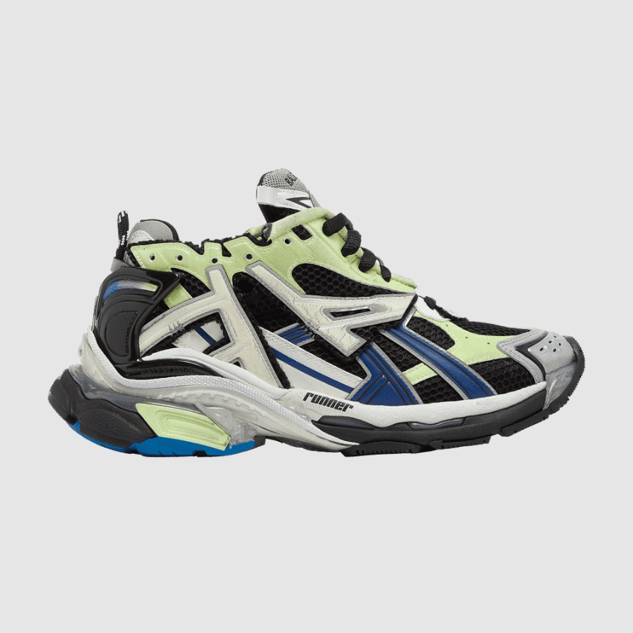 Runner Sneaker ' Grey Blue Green '