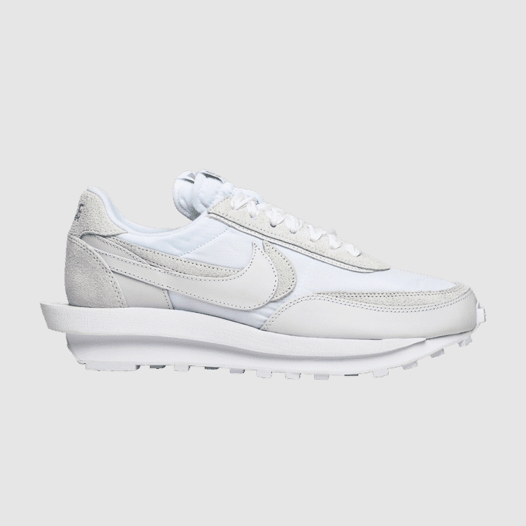 Sacai x LDWaffle ' White Nylon '