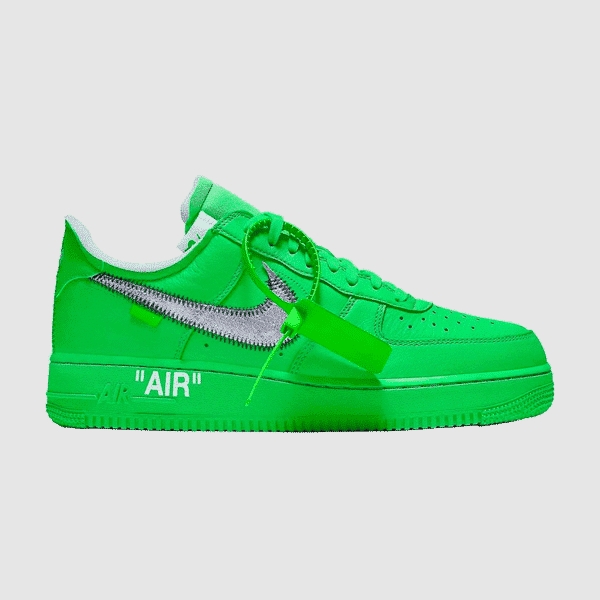 OFF-WHITE X AIR FORCE 1 LOW ' LIGHT GREEN SPARK '
