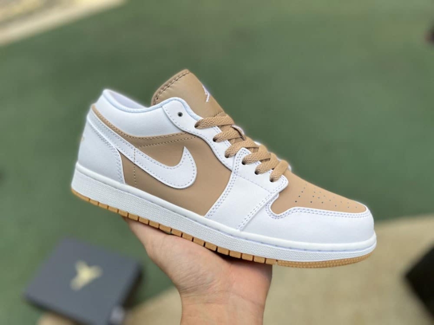 Jordan 1 Low ' Hemp White '
