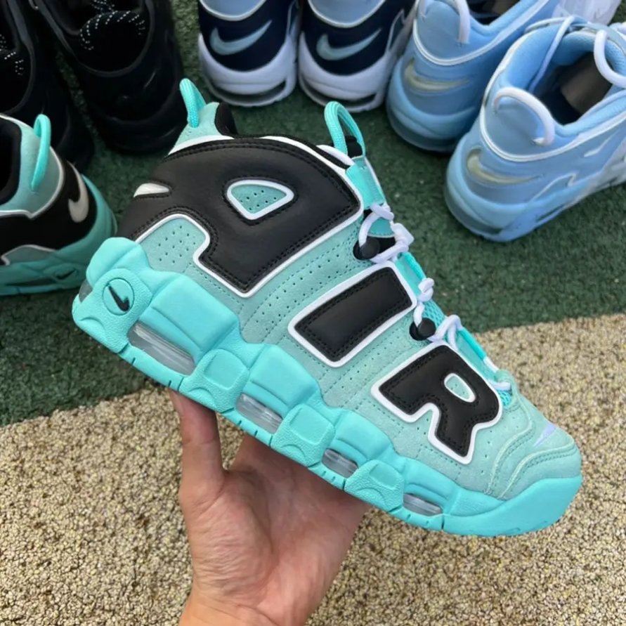AIR MORE UPTEMPO ' 96 QS ' LIGHT AQUA '