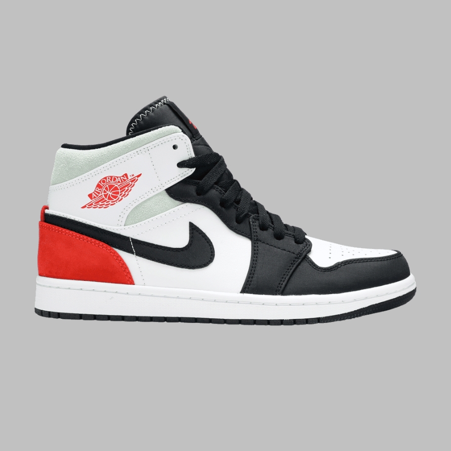 JORDAN 1 MID SE ' RED BLACK TOE '