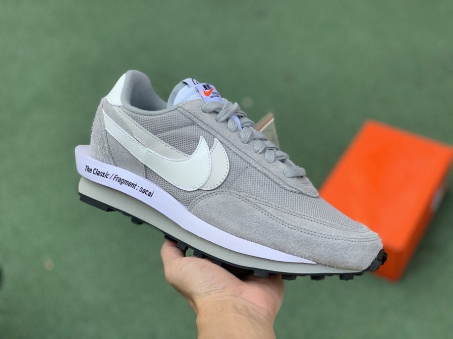 Fragment Design x sacai x LDV Waffle ' Light Smoke Grey '