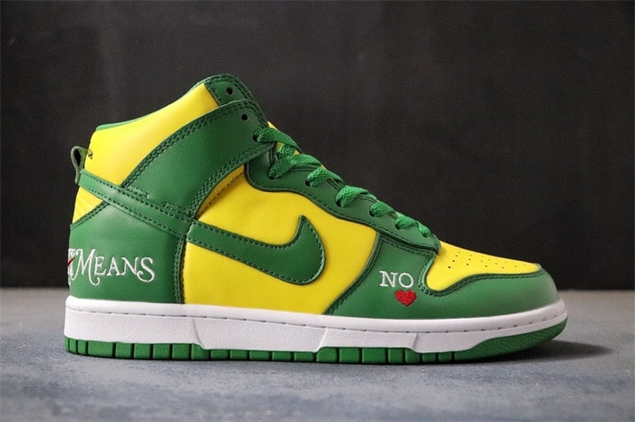 Supreme x Dunk High SB ' By Any Means ' Brazil '