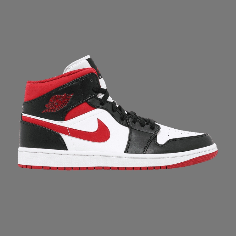 Jordan 1 Mid ' Black Gym Red '