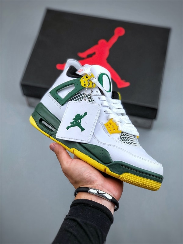 Jordan 4 Retro ' Oregon Ducks Pit Crew '