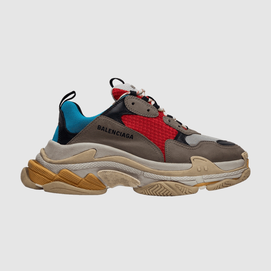 Triple S Sneaker ' Blue Red '