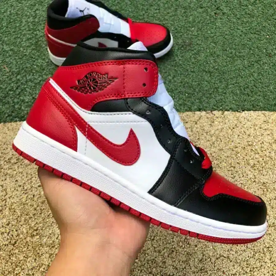 JORDAN 1 MID ' ALTERNATE BRED TOE ' (W)