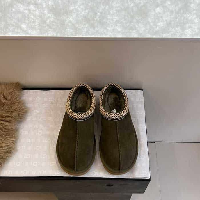 WOMEN ' S U*G TASMAN SLIPPER ' BURNT OLIVE '