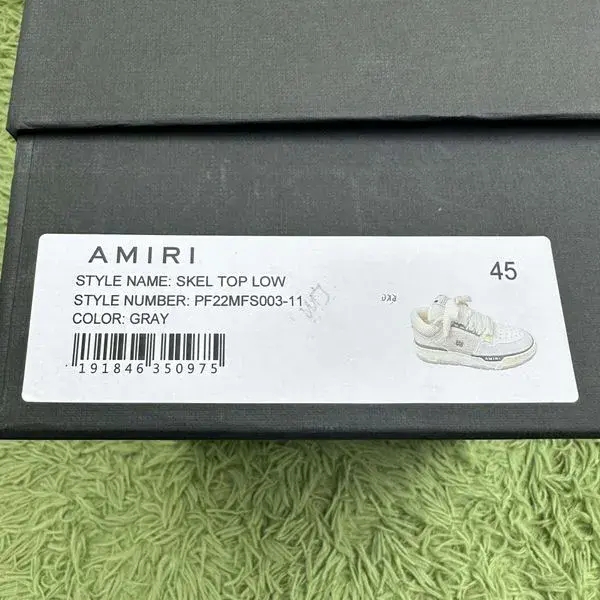 Amiri MA-1 Leather Sneakers Alabaster