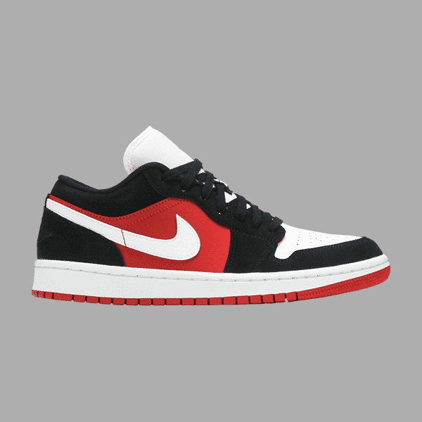 Jordan 1 Low ' Gym Red Black ' (W)