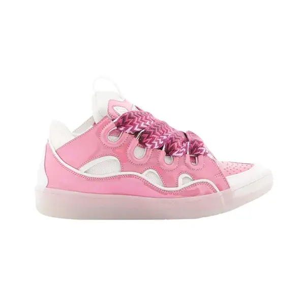 Lanvin Curb Sneaker Metallic Pink