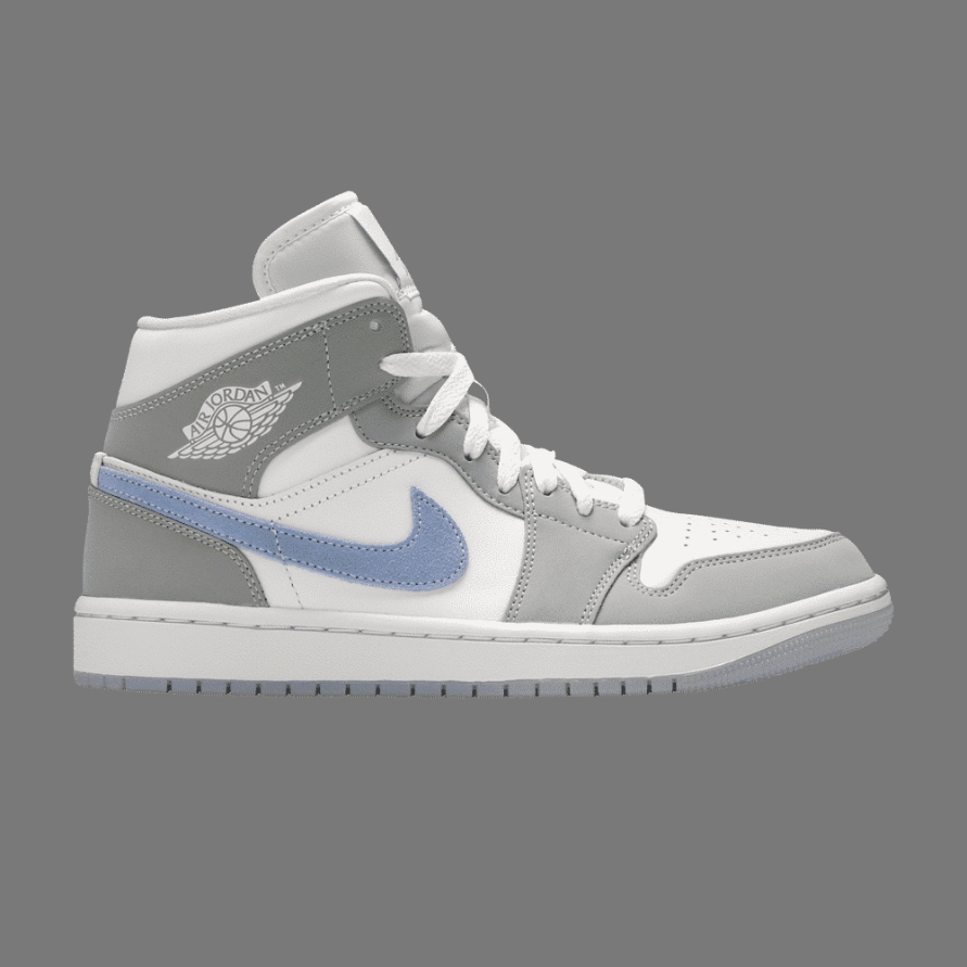 Jordan 1 Mid ' Wolf Grey Aluminum ' (W)