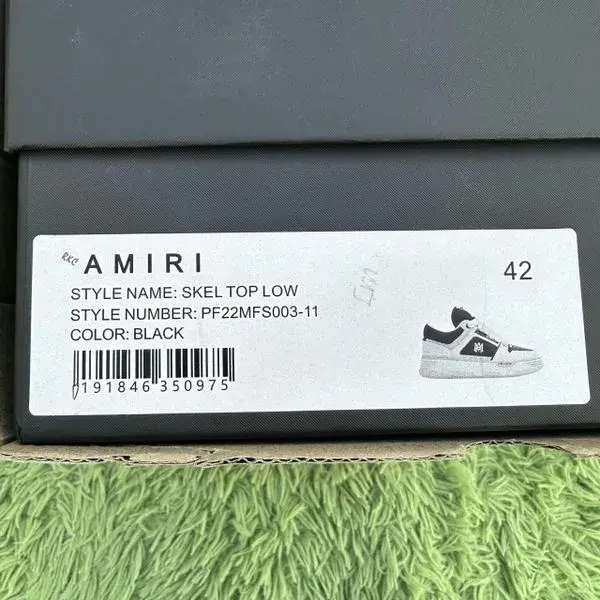 Amiri MA-1 Leather Sneakers White Black